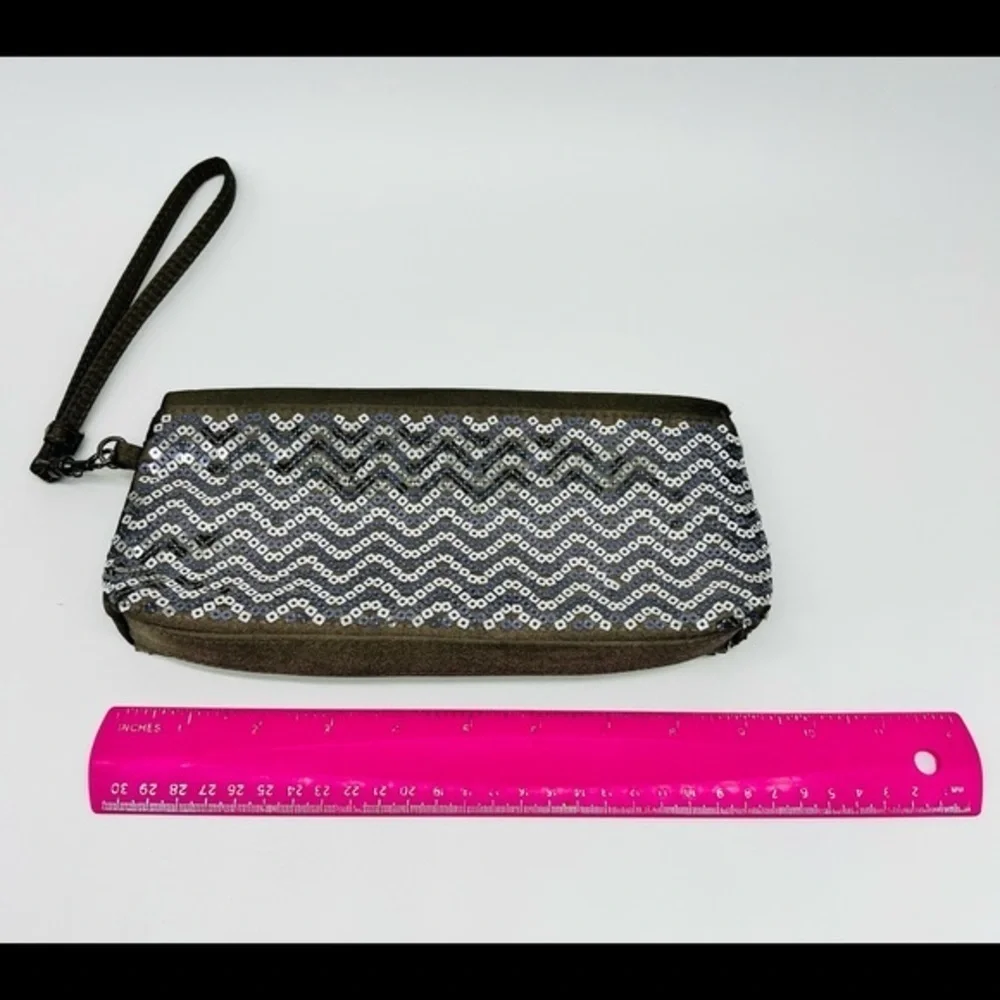 Sephora sequins make up bag, wristlet/ clutch